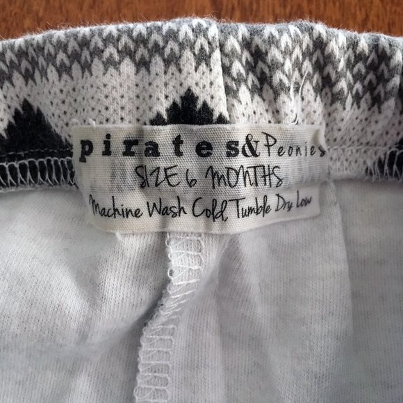 Boutique organic cotton fair isle set 3-6m - Picture 5 of 6